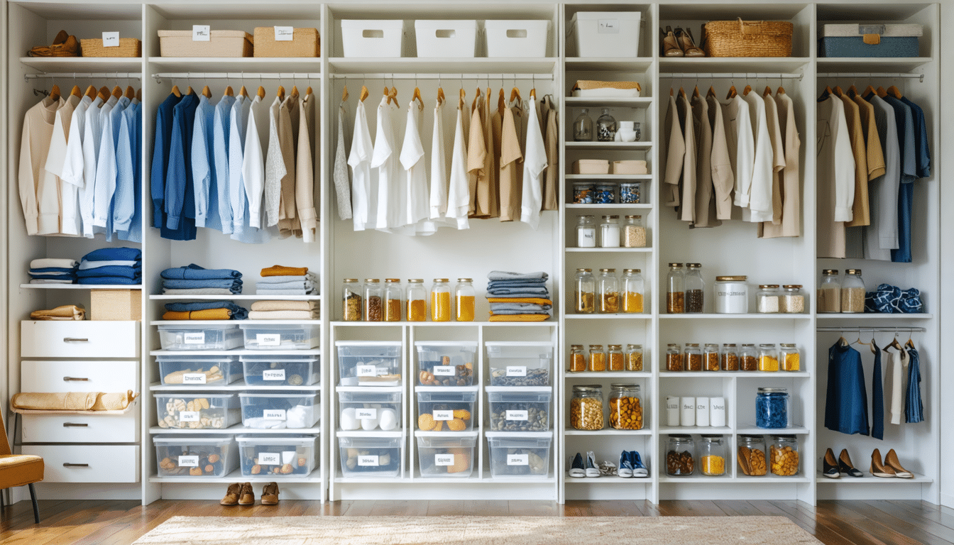 scopri i migliori consigli per organizzare armadi e dispense, rendendo facile trovare tutto ciò di cui hai bisogno rapidamente e senza stress.
