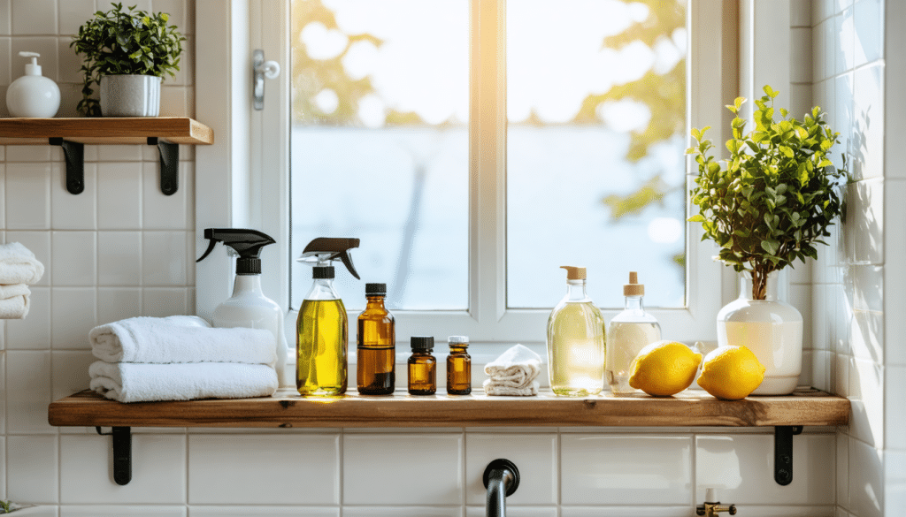 Pulire e mantenere il bagno senza prodotti aggressivi